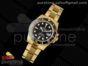 Submariner 41mm 126618 LN YG Black Ceramic 904L Steel THBF 1:1 Best Edition SH3235