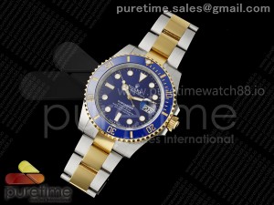 Submariner 41mm 126613 LB SS/YG Blue Ceramic 904L Steel THBF 1:1 Best Edition SH3235