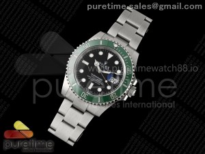 Submariner 41mm 126610 LV Kermit Green Ceramic 904L Steel THBF 1:1 Best Edition SH3235