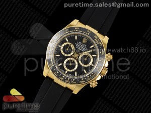 Daytona 126518 Clean 1:1 Best Edition Black Dial on Oysterflex Strap SH4131