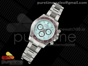 Daytona 126506 QF 1:1 Best Edition Ice Blue Arabic Dial on SS Bracelet SH4131 V6 (Gain Weight)