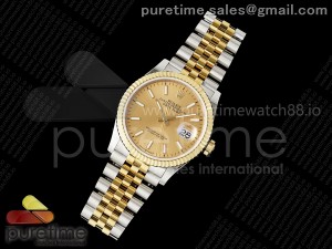 DateJust 36 126233 RSF 1:1 Best Edition YG Stick Dial on SS/YG Jubilee Bracelet A3235