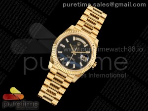 Day Date 40 YG RSF 1:1 Best Edition Onyx Crystal Dial on YG Bracelet A2836 (155g)