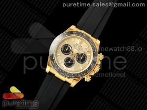 Daytona 126518 VSF 1:1 Best Edition YG/Black Dial on Oysterflex Strap VS4131 V2 (Weighted)