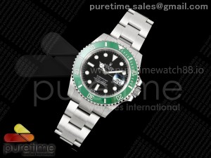 Submariner 41mm 126610 LV Kermit RSF 1:1 Best Edition on SS Bracelet A3235