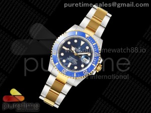 Submariner 41mm 126613 LB Blue RSF 1:1 Best Edition on SS/YG Bracelet A3235