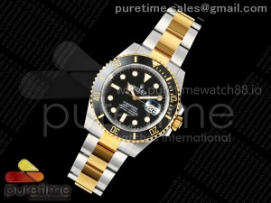 Submariner 41mm 126613 LN Black RSF 1:1 Best Edition on SS/YG Bracelet A3235