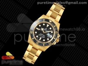 Submariner 41mm 126618 LN Black RSF 1:1 Best Edition on YG Bracelet A3235