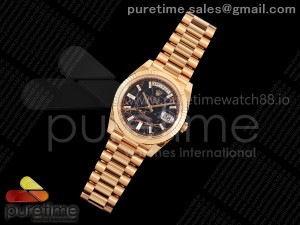 Day Date 40 RG 228235 THBF 1:1 Best Edition Eisenkiesel Dial on President Bracelet VR3255 V3 (Gain Weight)