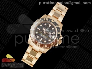 GMT Master II 126715 CHNR ARF Best Edition Tiger Iron Dial on RG Oyster Bracelet VR3285 CHS