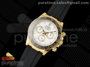 Daytona 126518 VSF 1:1 Best Edition White Dial on Oysterflex Strap VS4131 V2 (Weighted)