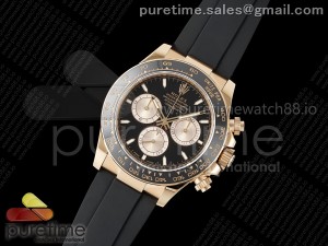 Daytona 126515 VSF 1:1 Best Edition Black/RG Dial on Oysterflex Strap VS4131 V2 (Weighted)