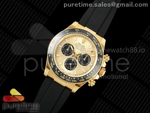 Daytona 126518 THBF 1:1 Best Edition YG/Black Dial on Oysterflex Strap SH4131