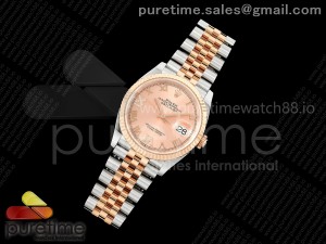 DateJust 36 SS/YG 126231 ARF 1:1 Best Edition RG Diamonds Roman Dial on Jubilee Bracelet SH3235