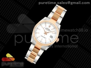 DateJust 36 SS/YG 126231 ARF 1:1 Best Edition White Stick Dial on Oyster Bracelet SH3235