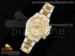 Daytona 116503 KING 1:1 Best Edition YG Dial on SS/YG Bracelet SH4130