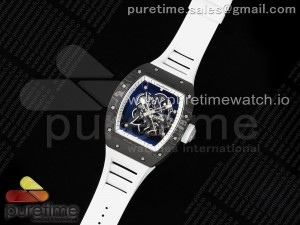 RM055 NTPT/Ti ZF 1:1 Best Edition White Bezel White Crown on Rubber Strap RMUL2 Super Clone