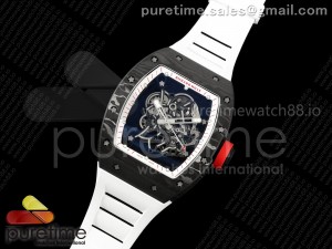 RM055 NTPT APSF 1:1 Best Edition White Bezel Red Crown on Rubber Strap RMUL2 Super Clone