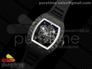 RM055 NTPT APSF 1:1 Best Edition White Bezel Black Crown on Rubber Strap RMUL2 Super Clone