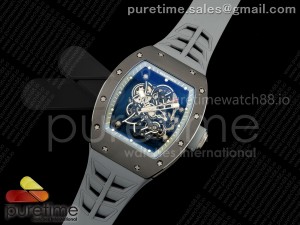 ZGF Custom Made RM055 with Free Sprung Titanium RMUL2 Super Clone (Gray Ceramic)