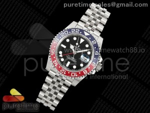 GMT-Master II 126710 BLRO Red/Blue Ceramic 904L Steel EWE 1:1 Best Edition on Jubilee Strap EWE3285 V5