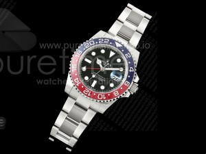GMT-Master II 126710 BLRO Red/Blue Ceramic 904L Steel EWE 1:1 Best Edition on Oyster Strap EWE3285 V5