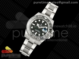 GMT-Master II 126710 GRNR Black/Gray Ceramic 904L Steel EWE 1:1 Best Edition on Oyster Strap EWE3285 V5