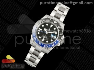 GMT-Master II 126710 BLNR Black/Blue Ceramic 904L Steel EWE 1:1 Best Edition on Oyster Strap EWE3285 V5