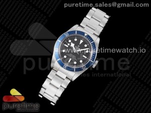 Heritage Black Bay Blue Bezel ZF 1:1 Best Edition on SS Bracelet A2824 V5