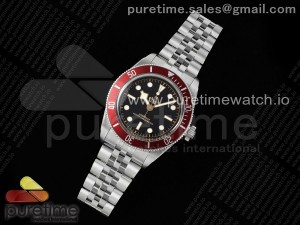 Heritage Black Bay Red Bezel ZF 1:1 Best Edition on SS Jubilee Bracelet A2824