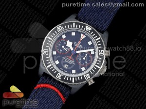 Pelagos FXD Chrono m25807kn M+F 1:1 Best Edition on Blue Nylon Strap A7750