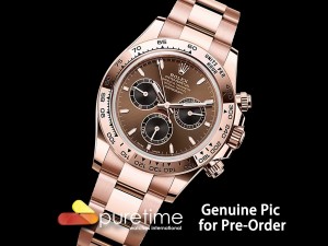 Daytona 126505 THBF 1:1 Best Edition Chocolate Dial on RG Bracelet SH4131