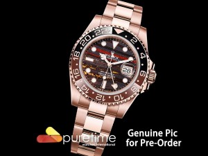 GMT-Master II 126715 CHNR THBF 1:1 Best Edition Tiger Iron Dial on RG Bracelet SH3285 CHS