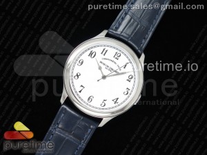 Historiques Chronomètre Royal 1907 SS GSF Best Edition White Dial on Blue Leather Strap MIYOTA 9015