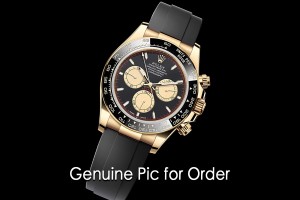 Daytona 126518 VSF 1:1 Best Edition Black/YG Dial on Oysterflex Strap VS4131 V2 (Weighted)