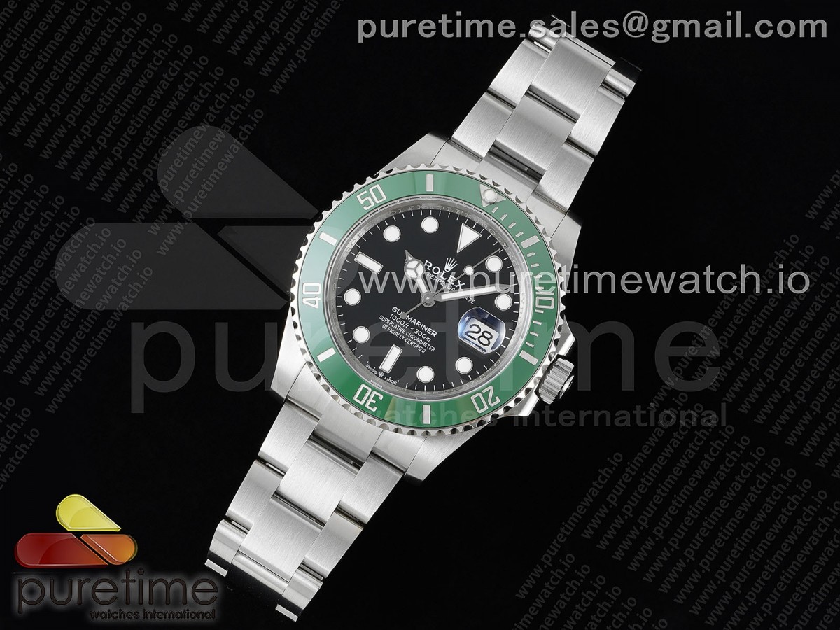Submariner 41mm 126610 LV Green Ceramic 904L Steel VRF 1 1 Best Edition VR3235