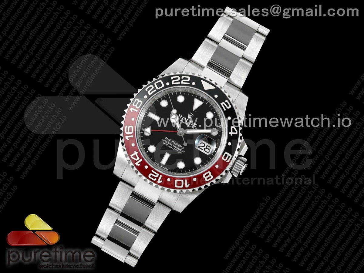 GMT Master II 126710 Black Red Ceramic ARF Best Edition on Oyster Bracelet VR3285 CHS