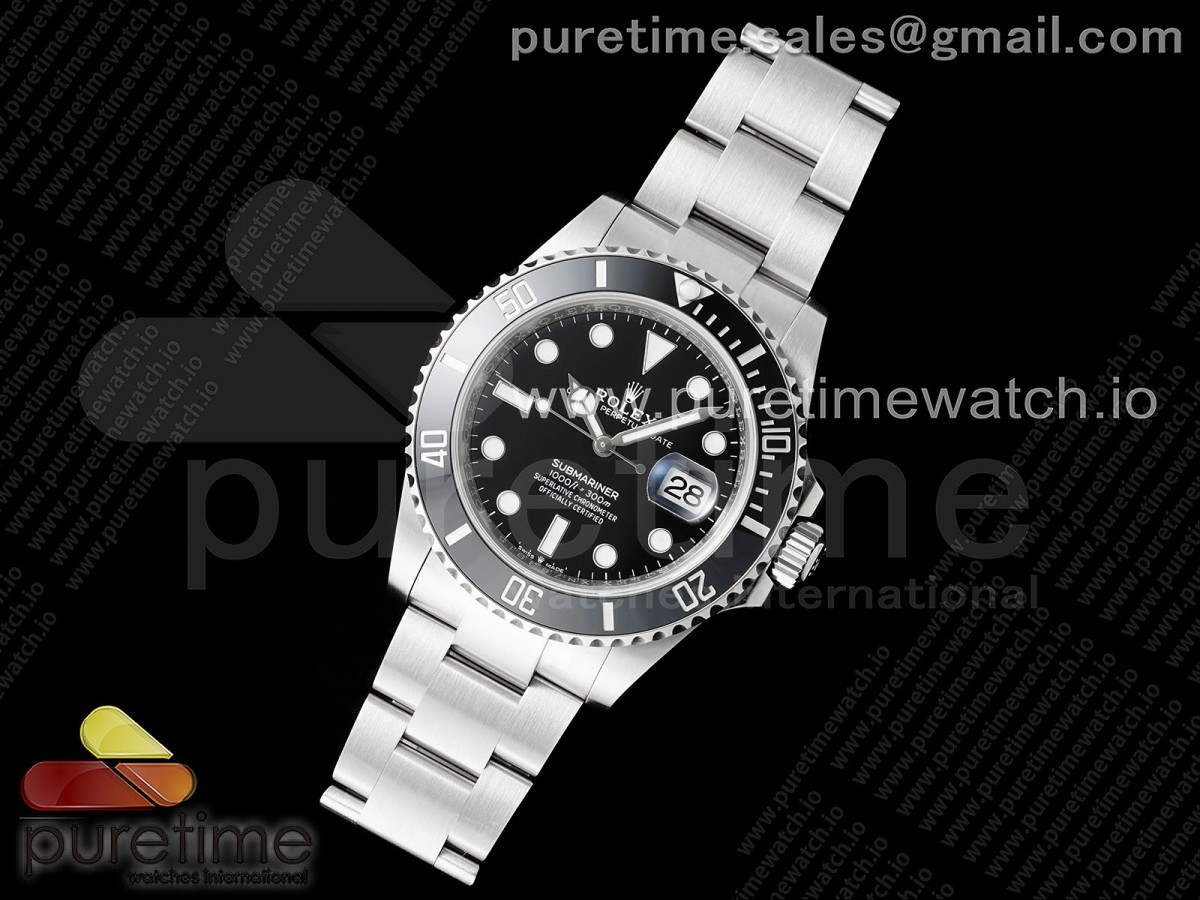 Submariner 41mm 126610 LN Black Ceramic ARF 1 1 Best Edition 904L SS Case and Bracelet SH3235