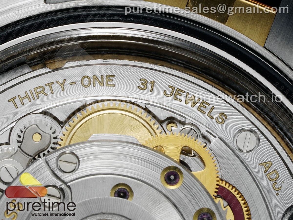 DateJust 41 SS YG ARF 1 1 Best Edition 904L Steel YG Textured Stick Dial on Jubilee Bracelet VR3235