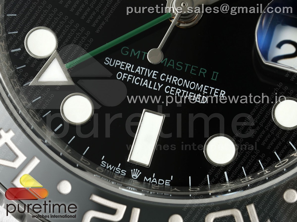 GMT Master II 126710 GRNR 904L THBF 1 1 Best Edition on Jubilee Bracelet SH3285 CHS Rolxx Watch Brands