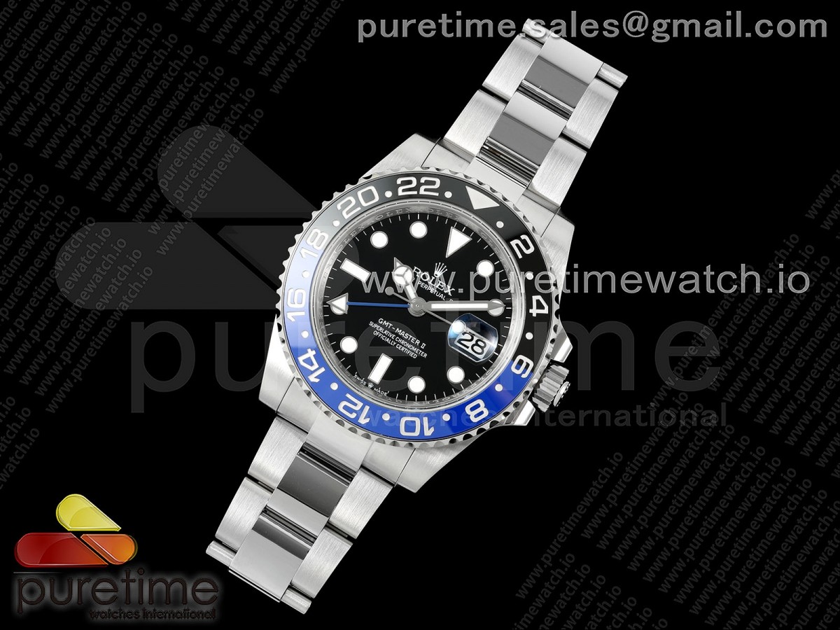 GMT Master II 126710 BLNR 904L THBF 1 1 Best Edition on Oyster Bracelet SH3285 CHS