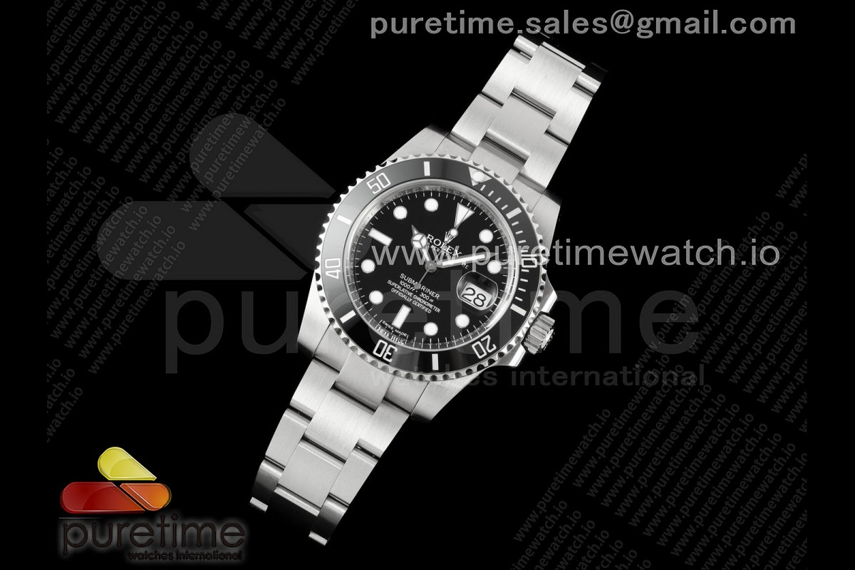 Submariner 116610 LN Black Ceramic ZRF 1 1 Best Edition 316L SS Case and Bracelet VR3135