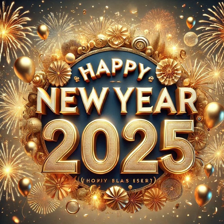 Happy 2025 New Year, Holiday and Discount